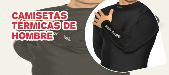 Camiseta termica sin manga hombre