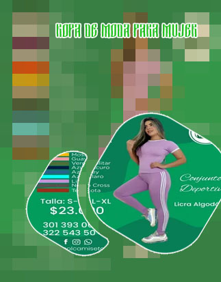 Conjuntos deportivos mujer talles grandes