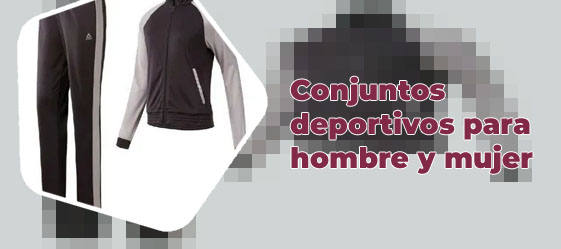 Conjuntos deportivos para hombre y mujer