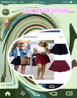 Outfit con faldas cortas