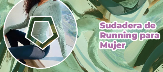 Sudadera running mujer