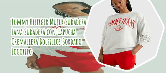 Sudadera tommy mujer
