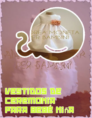 Vestido bebe boda